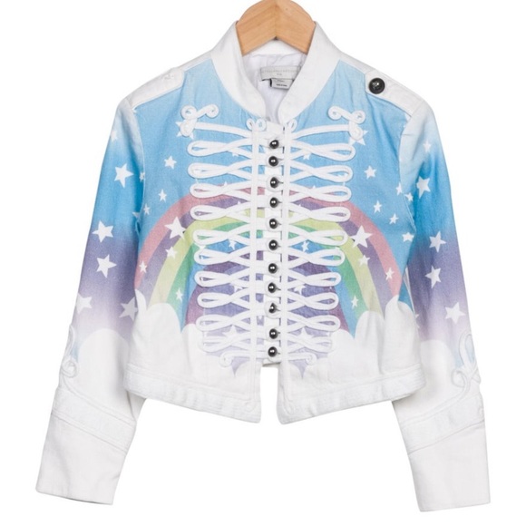 GORGEOUS STELLA MCCARTNEY Military Magic Rainbow Jacket - Picture 4 of 5